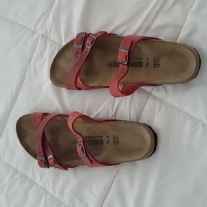 Beautiful Red Birkenstocks